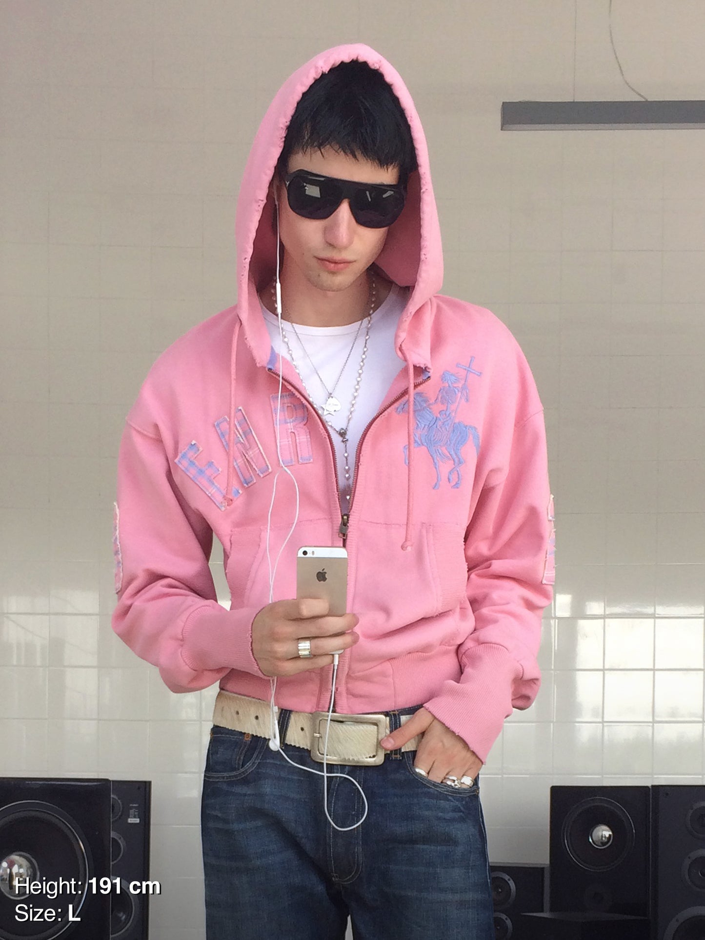 2010 ZIP HOODIE - PINK