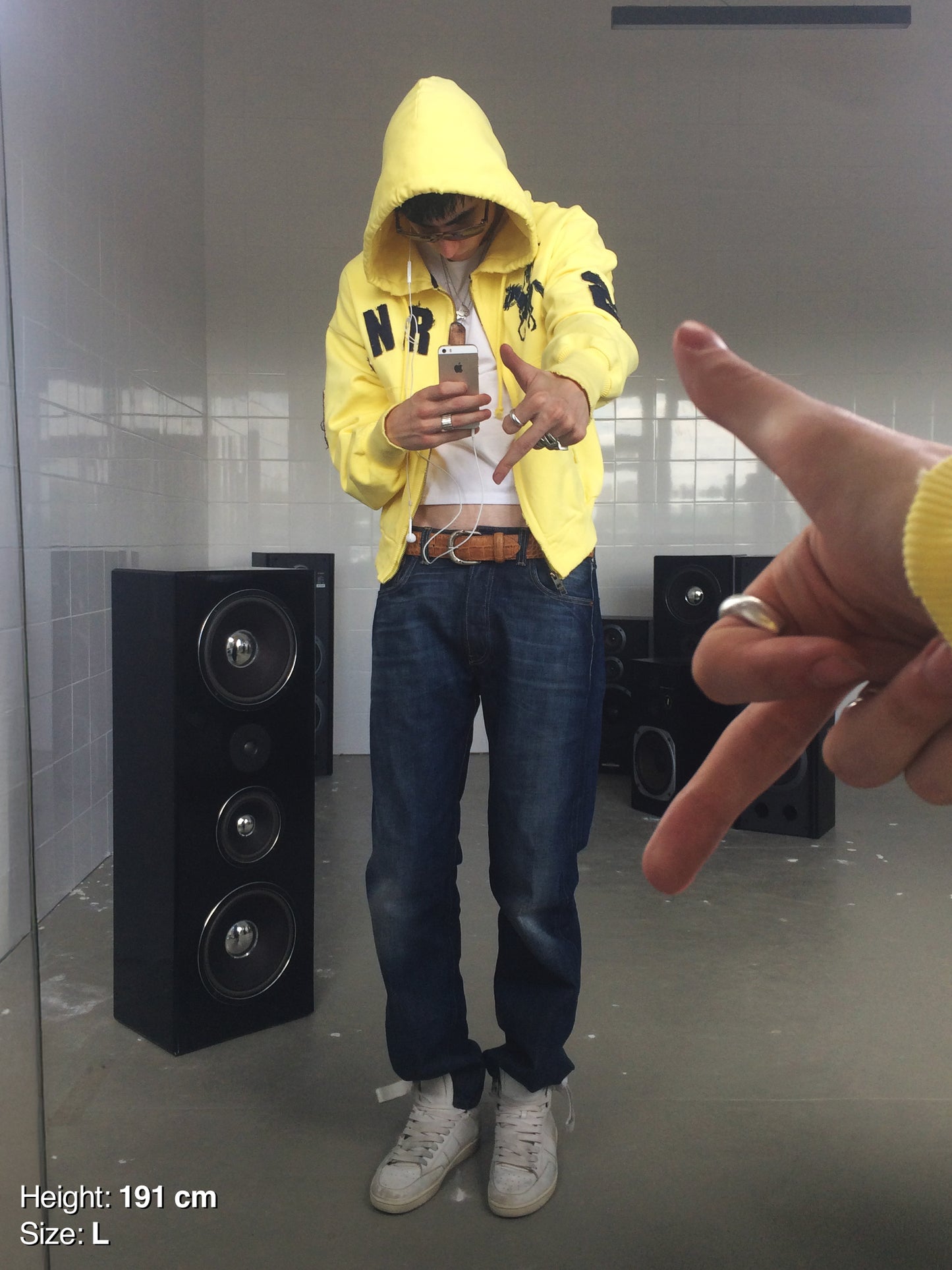 2010 ZIP HOODIE - YELLOW