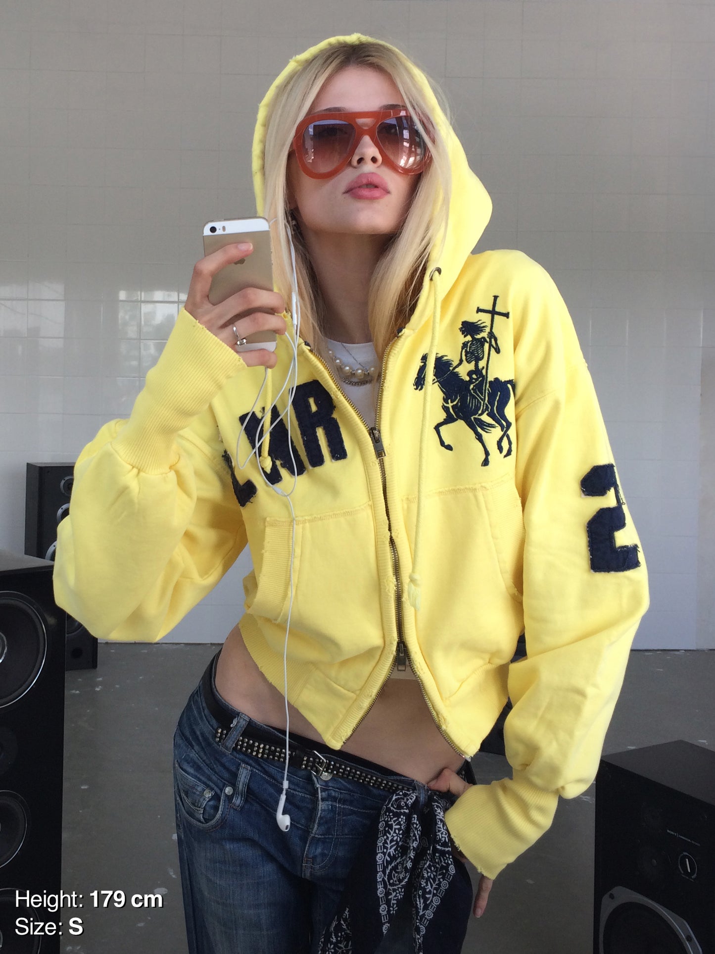2010 ZIP HOODIE - YELLOW