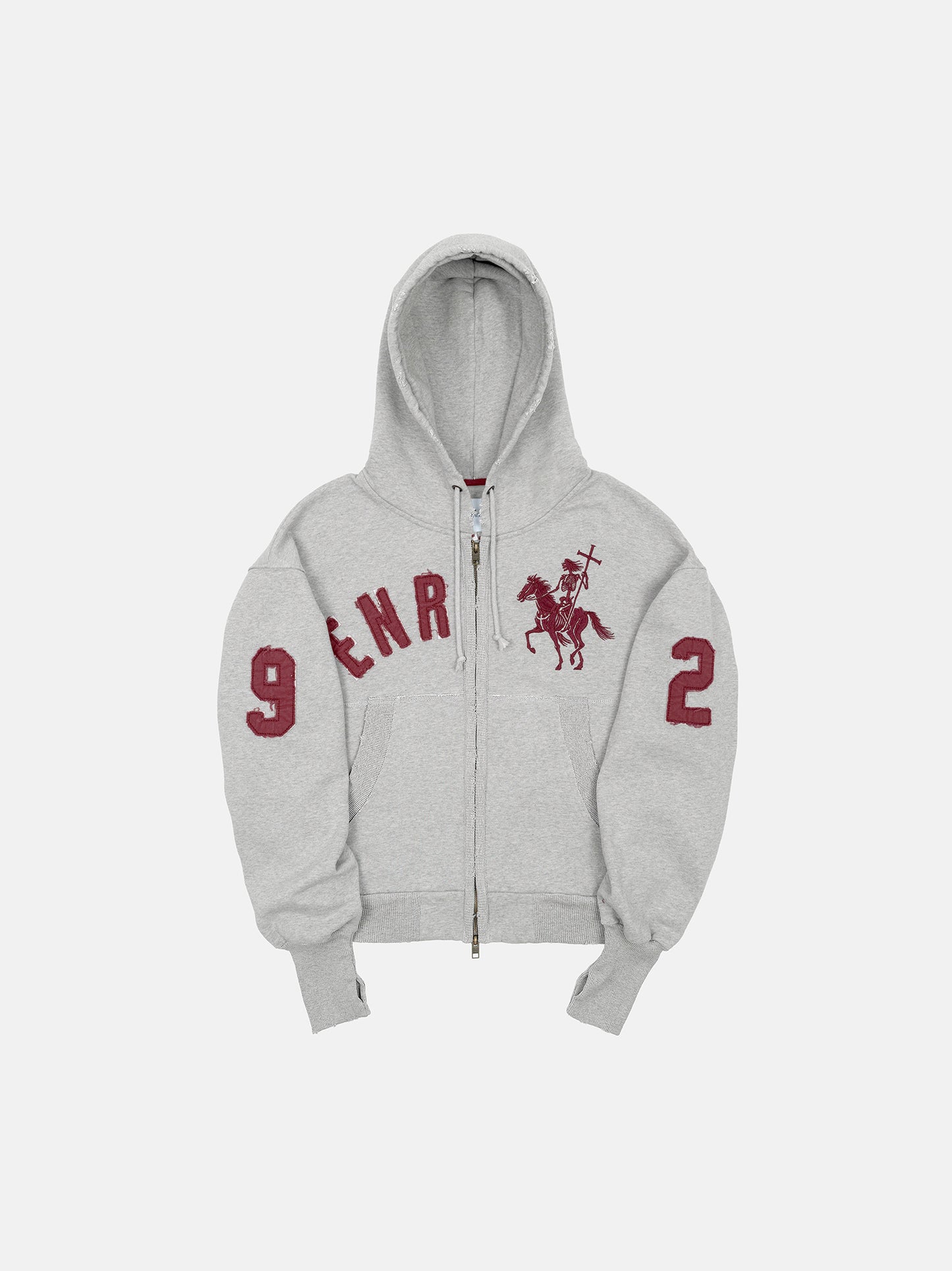 2010 ZIP HOODIE - GRAY
