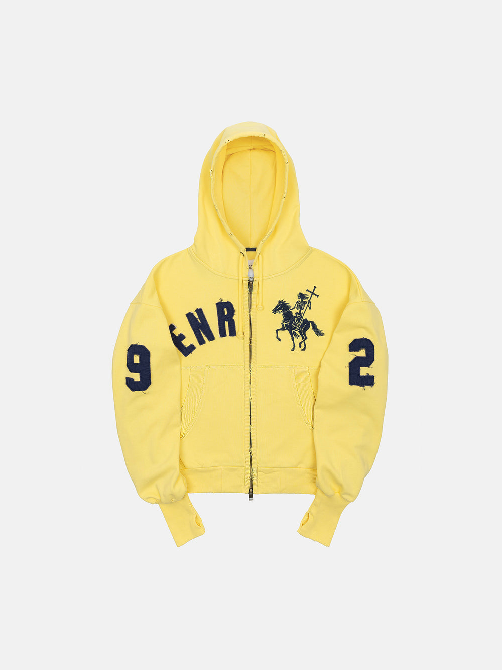 2010 ZIP HOODIE - YELLOW