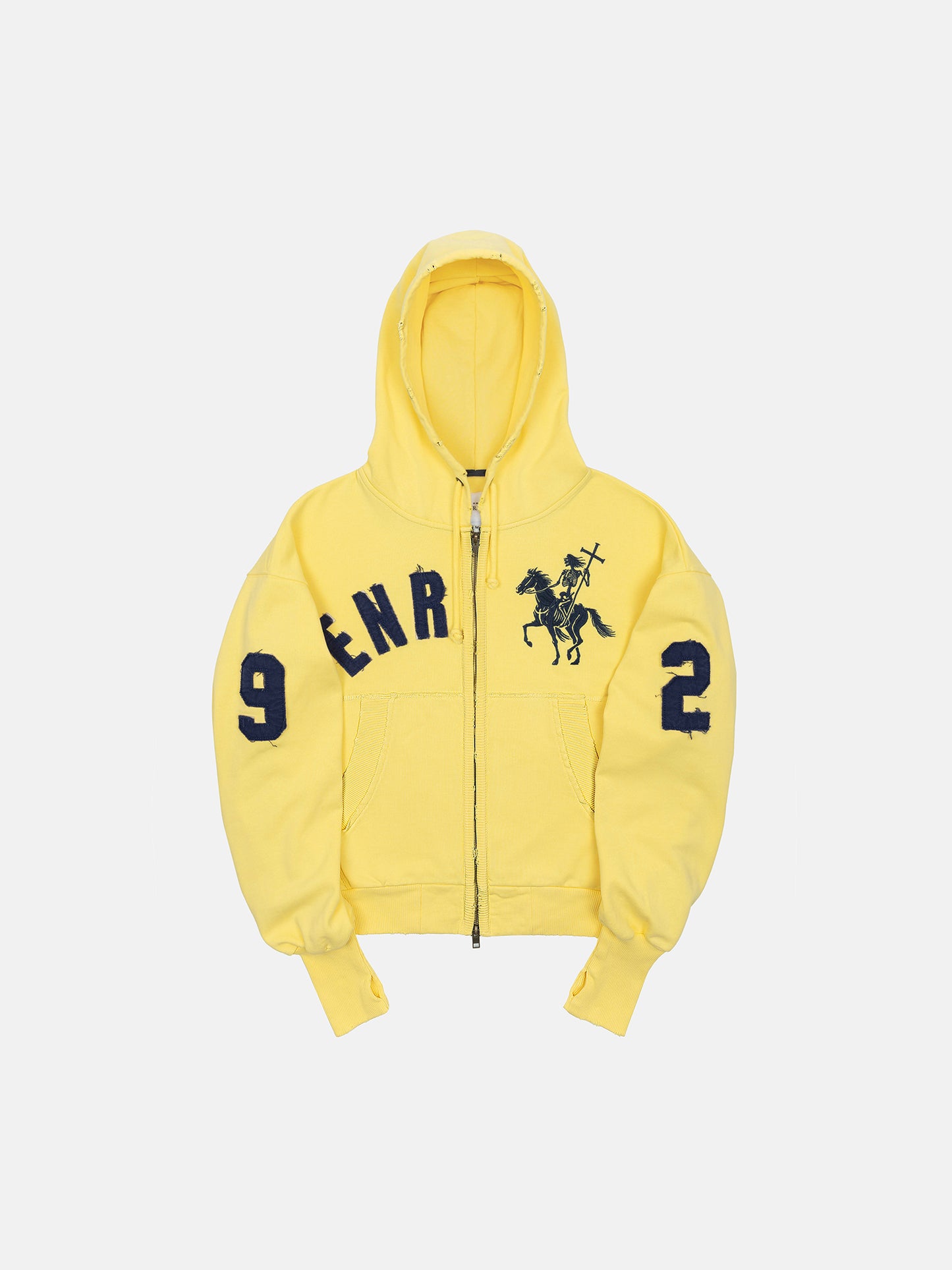 2010 ZIP HOODIE - YELLOW