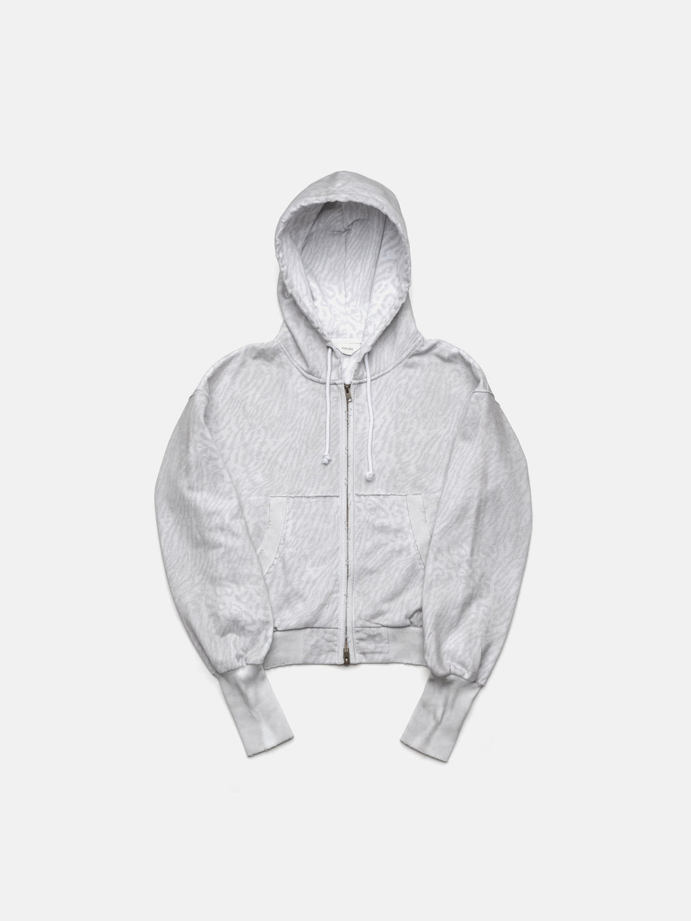 2010 ZIP HOODIE - WHITE LEOPARD