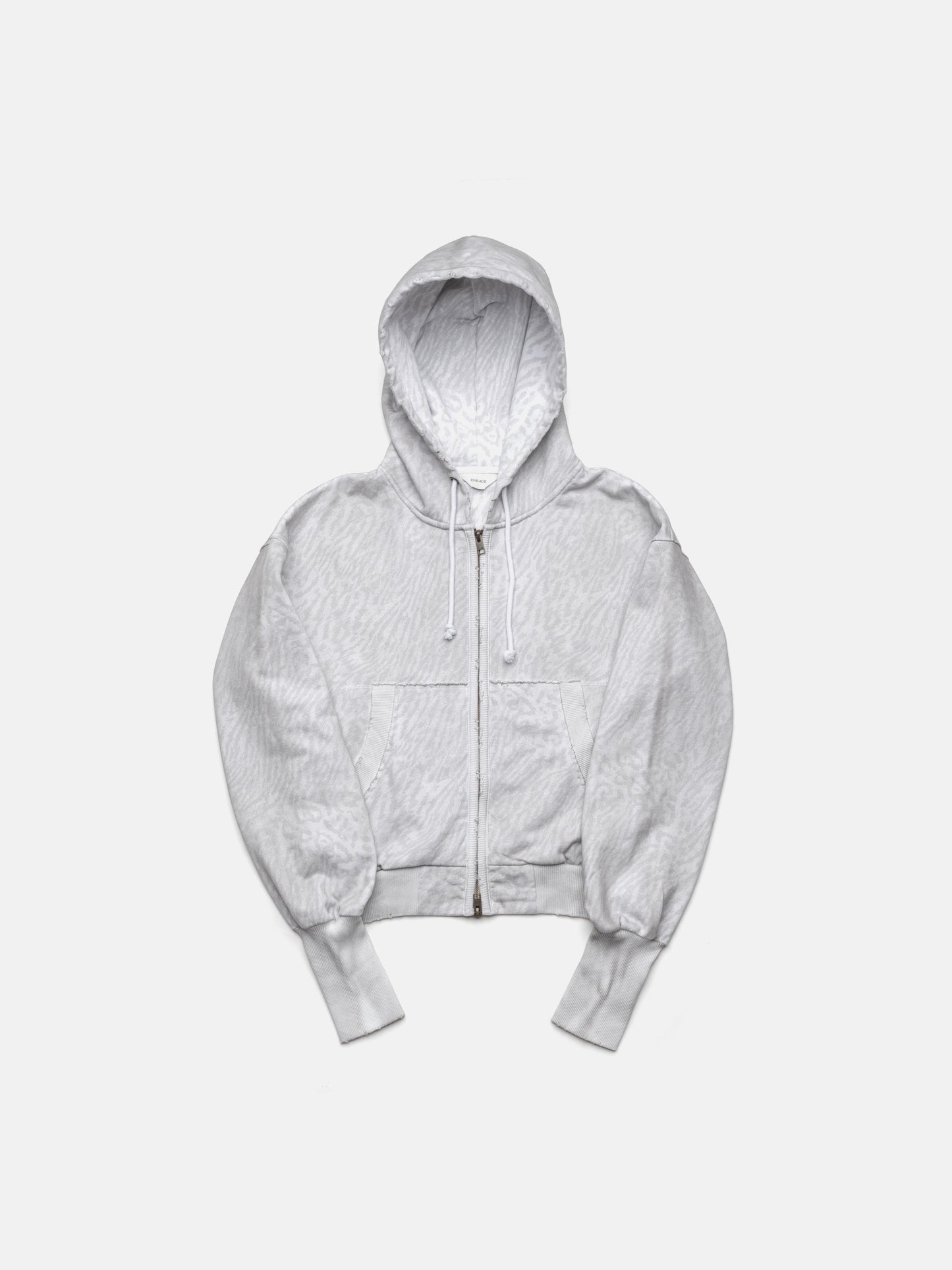 2010 ZIP HOODIE - WHITE LEOPARD