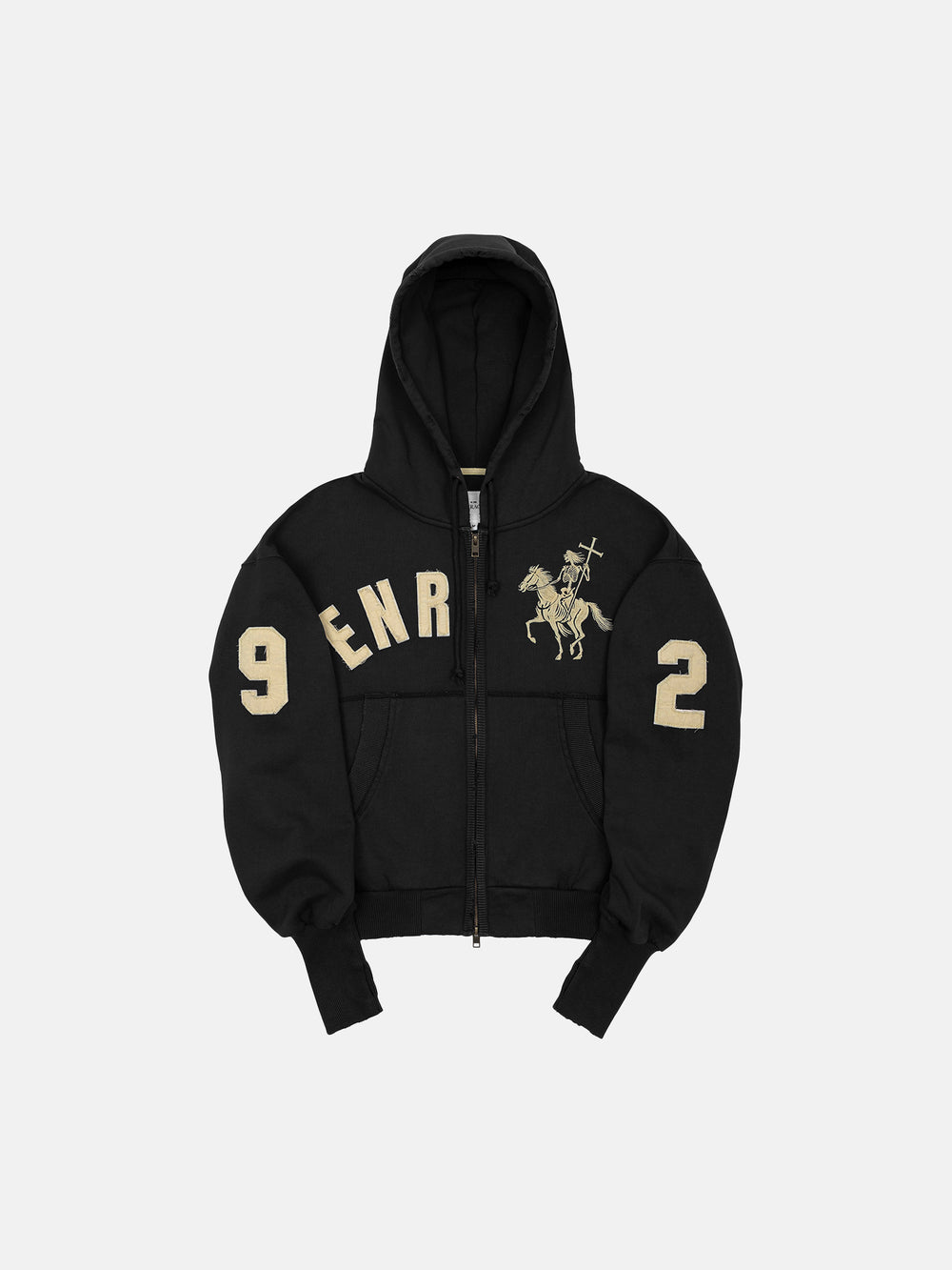 2010 ZIP HOODIE - BLACK