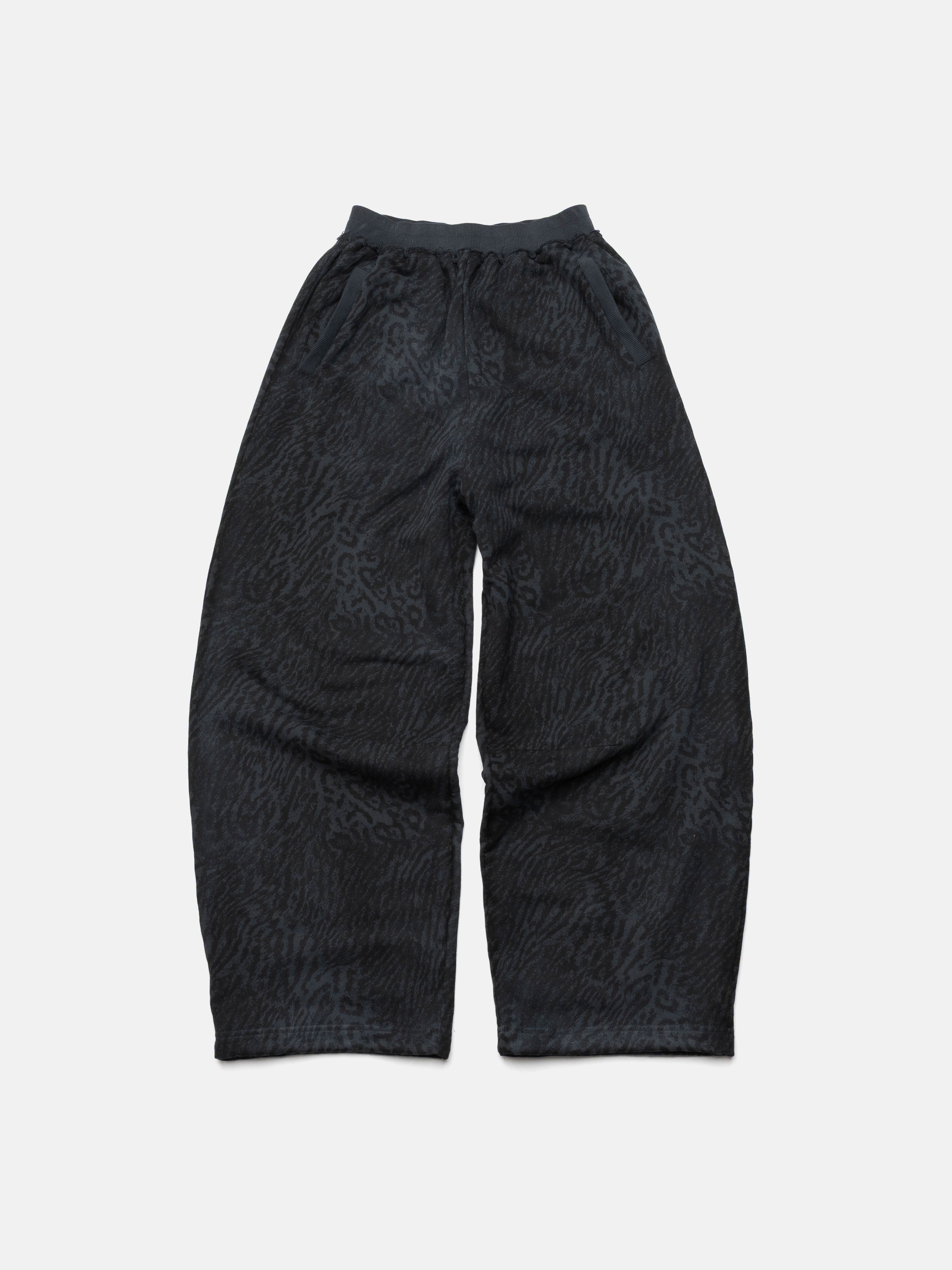 2010 SWEATPANTS - BLACK LEOPARD