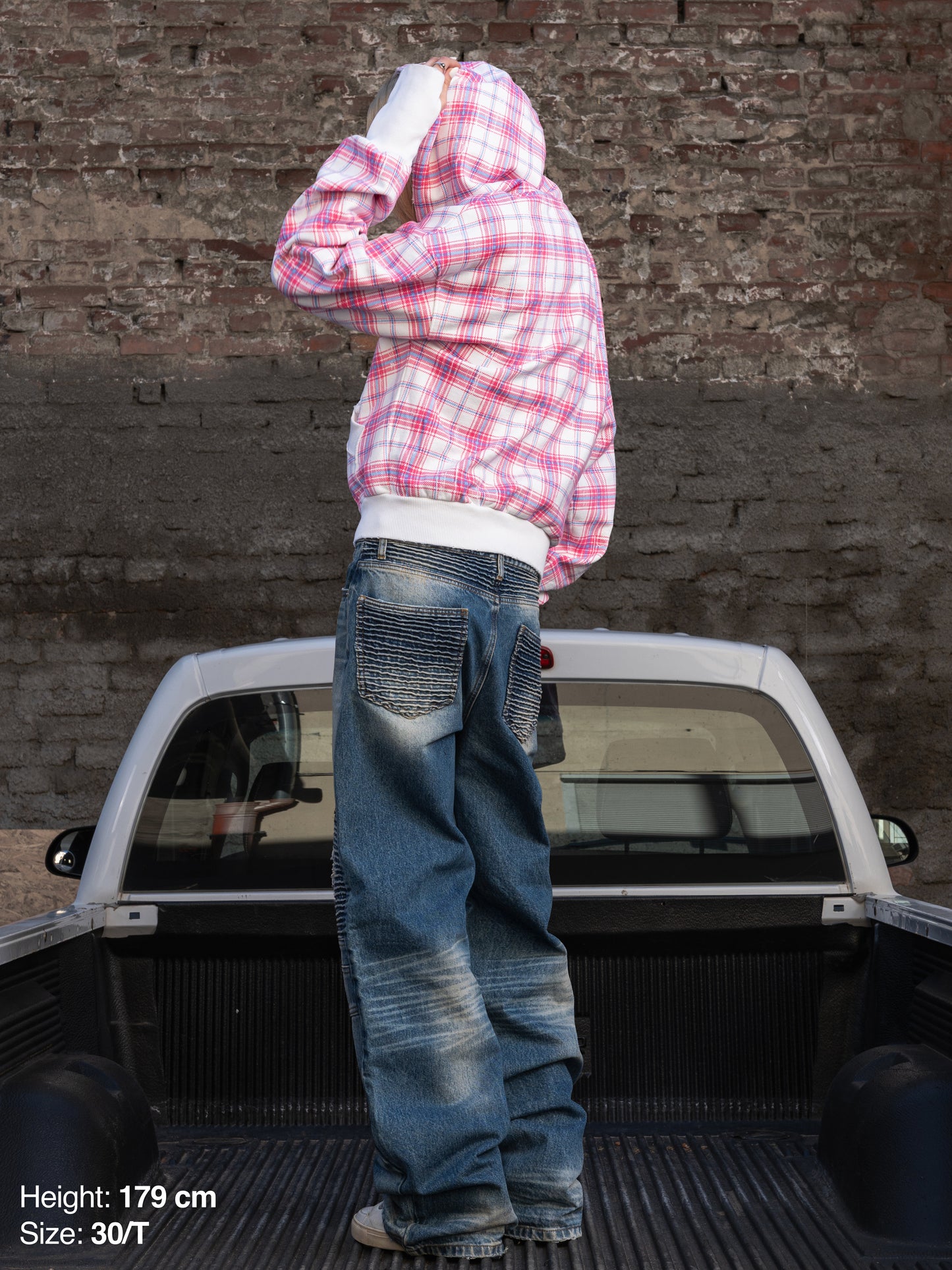 BIKER-JEANS – BLAU