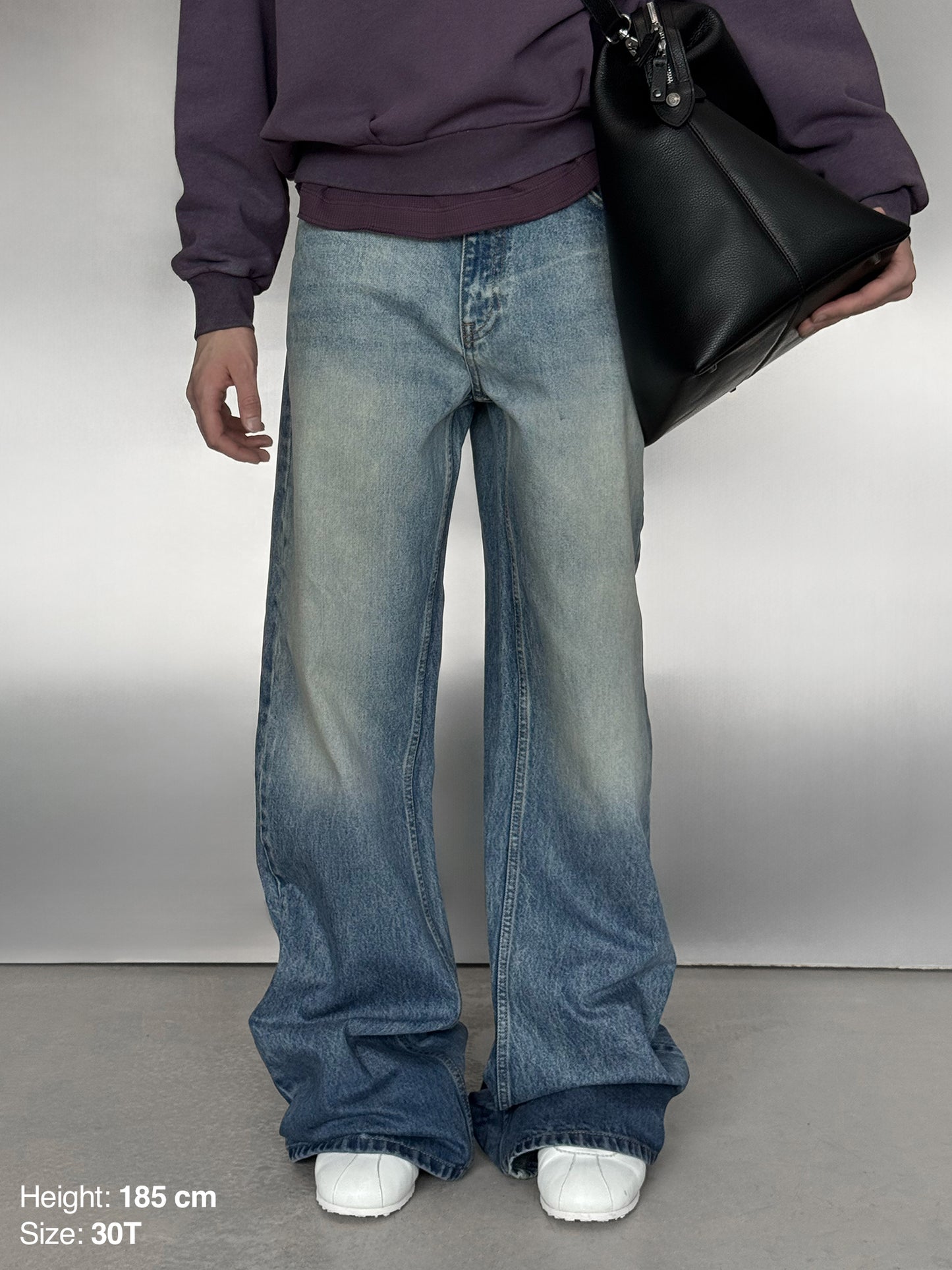 BOOTCUT JEANS - WET BLUE