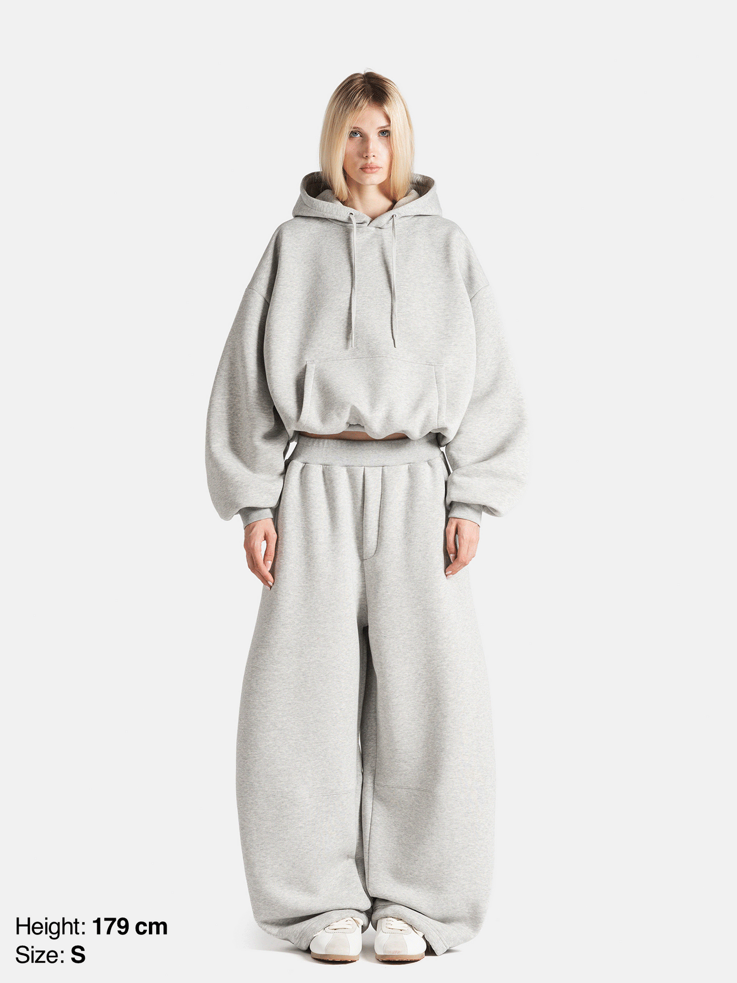 BUBBLE SWEATPANTS - GRAY