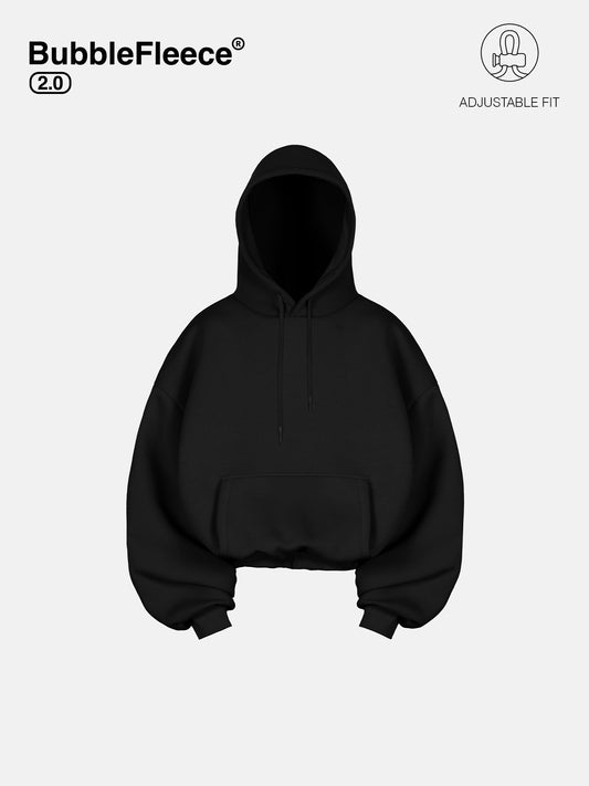 BUBBLE HOODIE - BLACK
