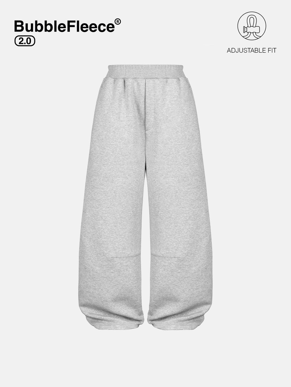 BUBBLE SWEATPANTS - GRAY