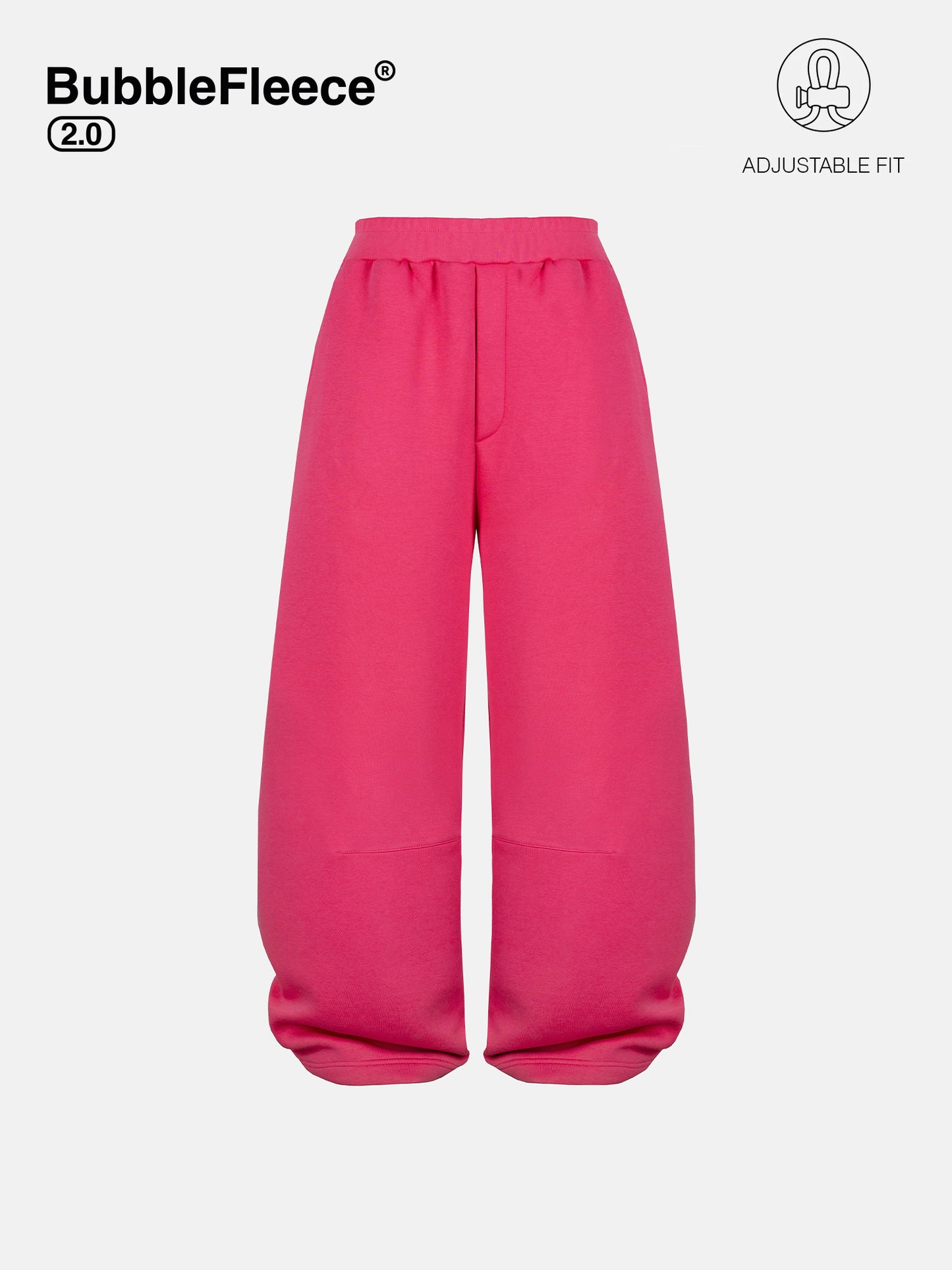 BUBBLE SWEATPANTS - HOT PINK