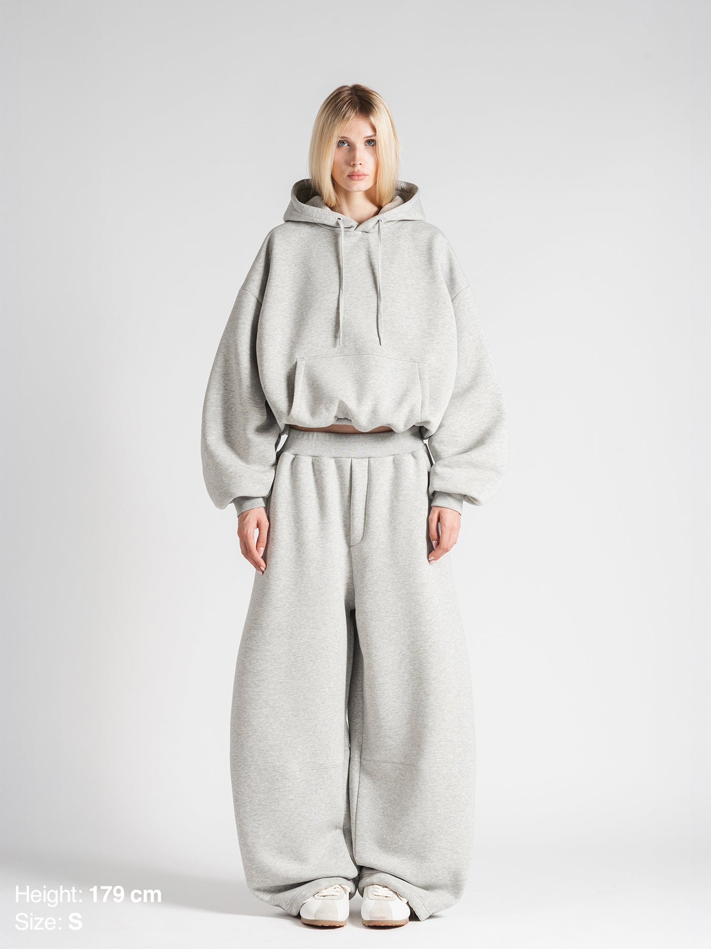 BUBBLE SWEATPANTS - GRAY