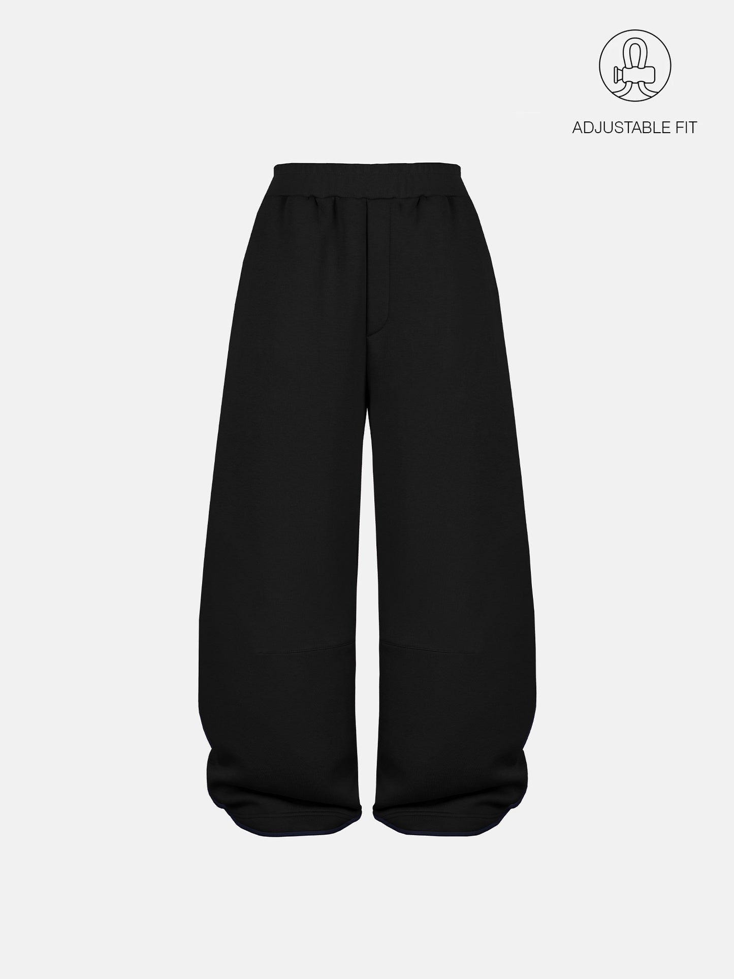 BUBBLE SWEATPANTS - BLACK