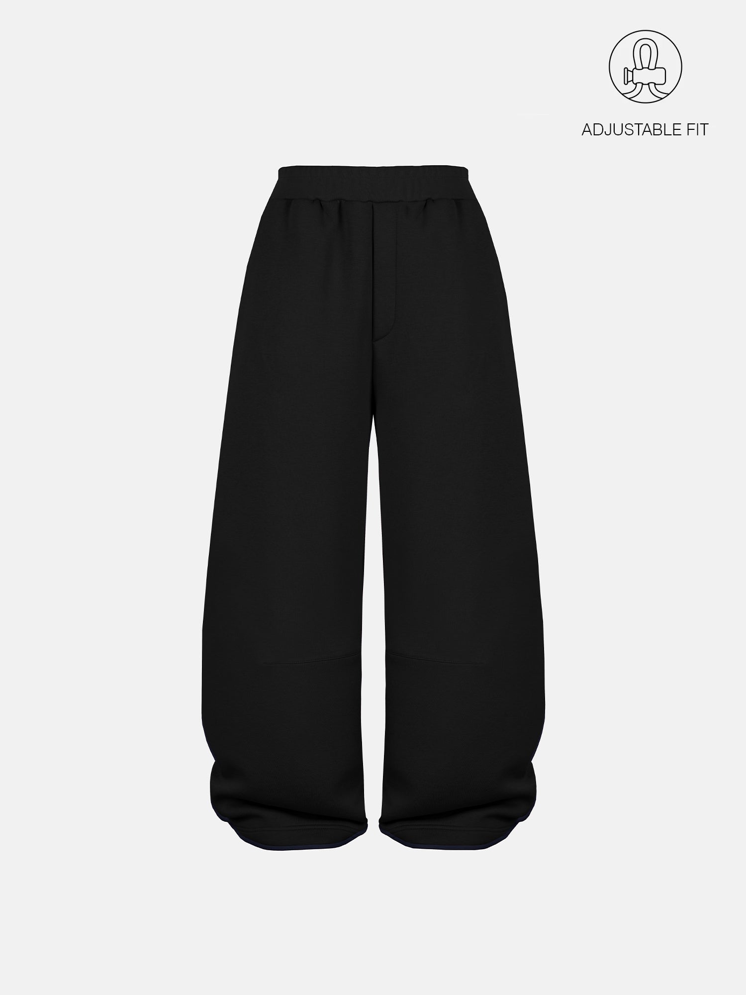 BUBBLE SWEATPANTS - BLACK