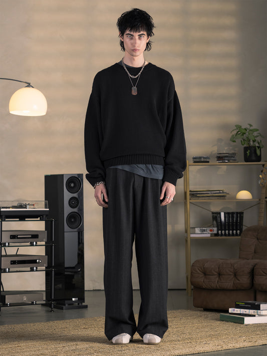 DIRTBAG SWEATER - BLACK