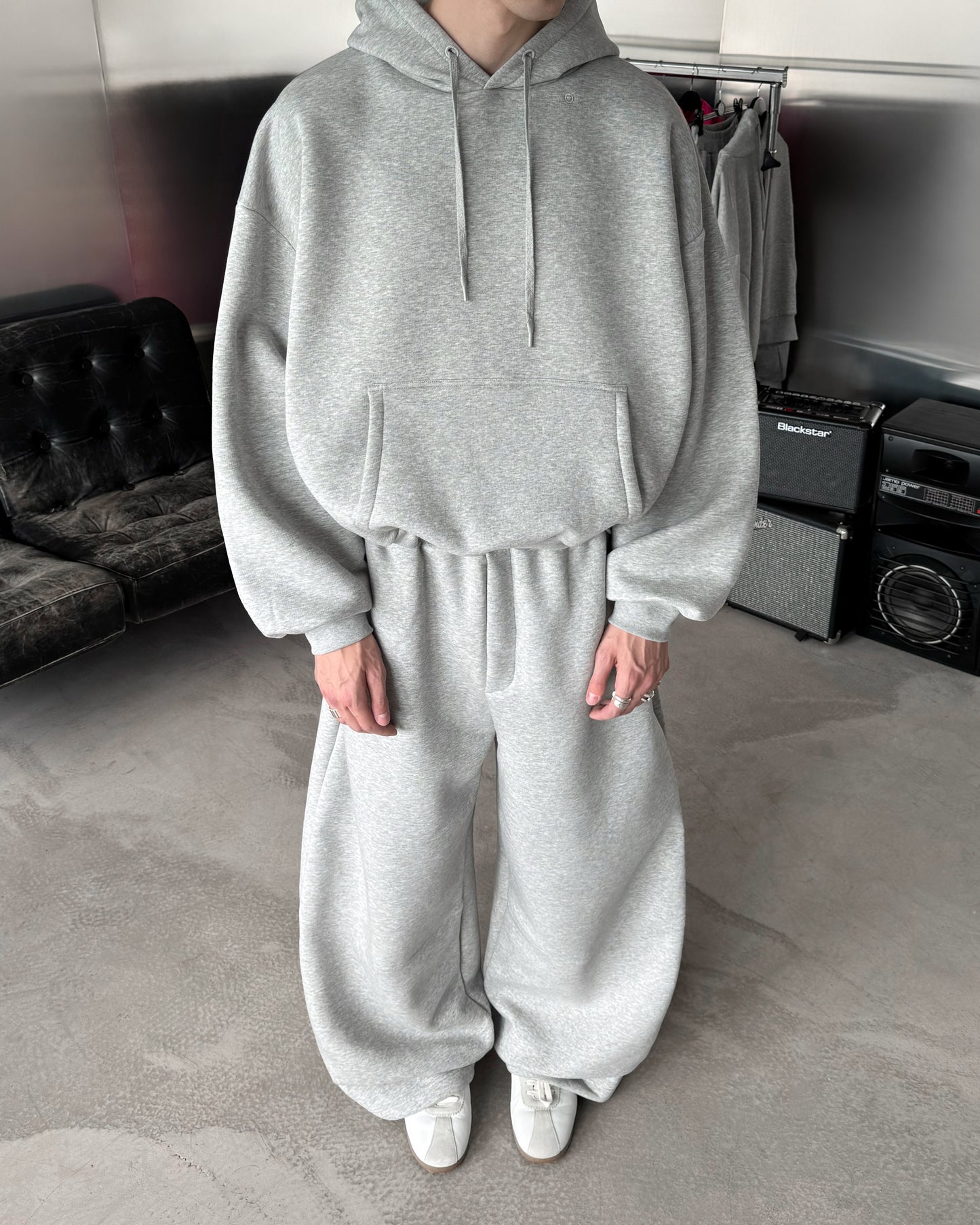 BUBBLE HOODIE - GRAY