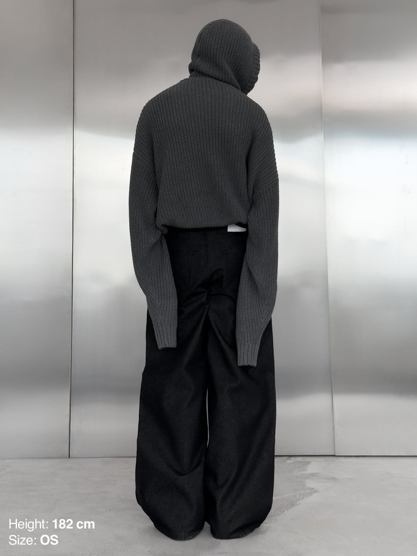 SWEATER HOODIE - GRAY