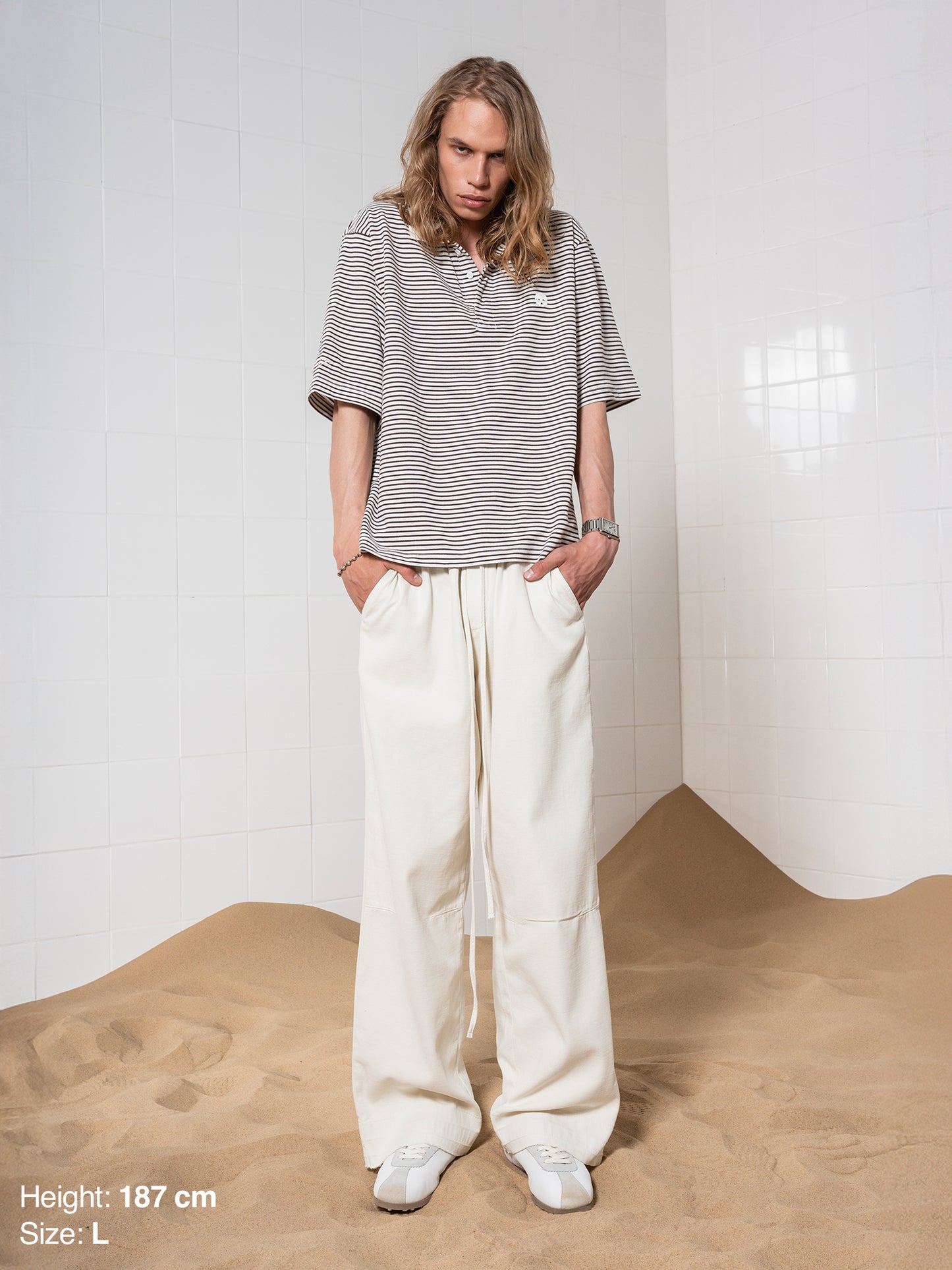 LINEN PANTS - BEIGE