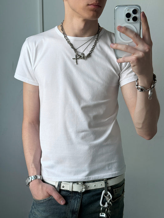FITTED TEE MEN'S - WHITE