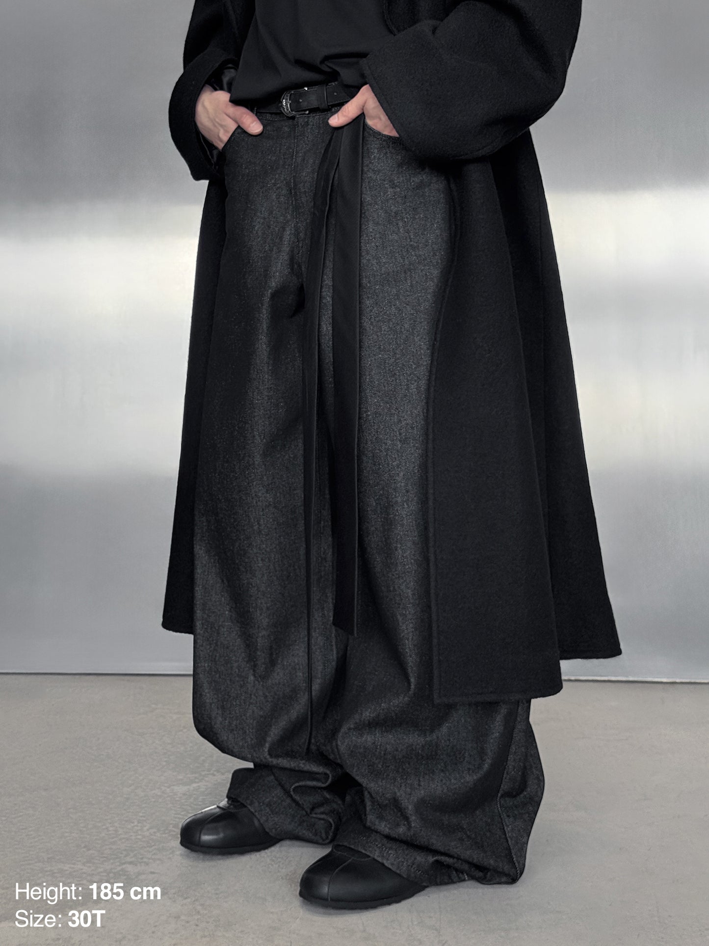 BOWSTONS JEANS - BLACK RAW DENIM