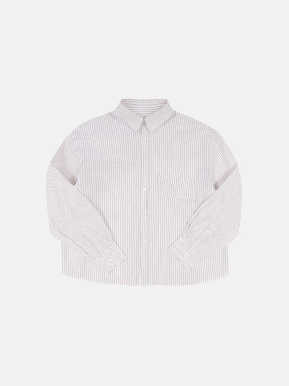 STREIFIGES LEDER SHIRT