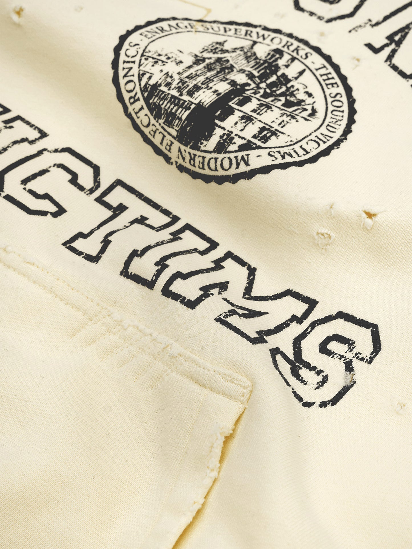 THE SOUND VICTIMS HOODIE - VINTAGE YELLOW