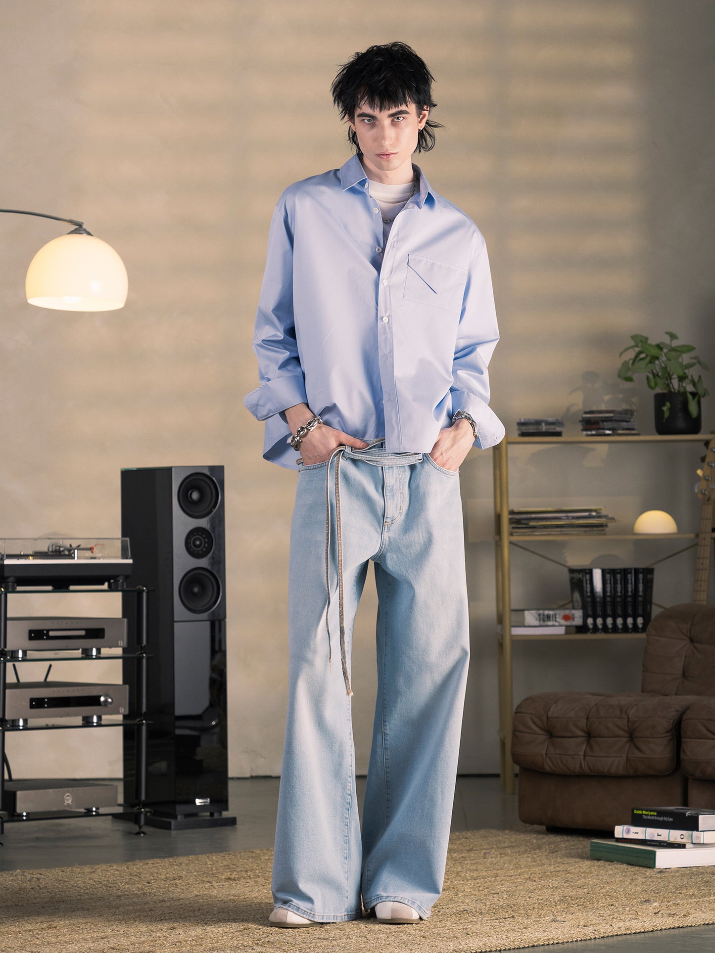 BLAU LETTER SHIRT