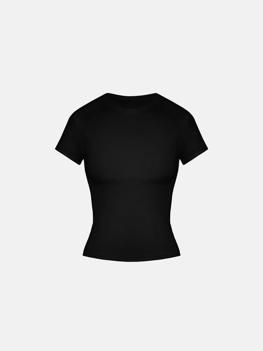 FITTED TEE WOMEN'S - BLACK