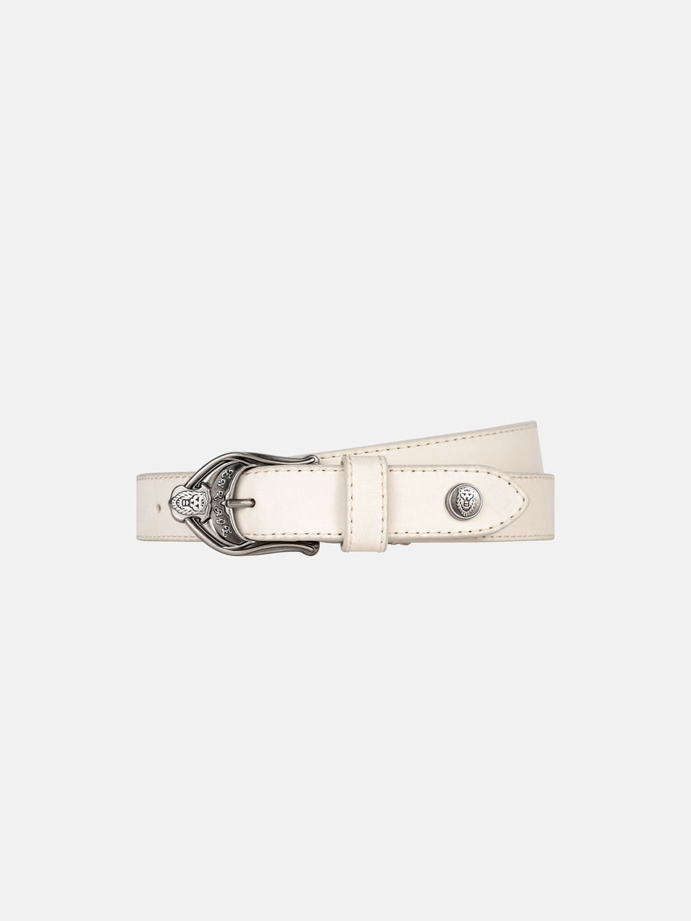 LEATHER BELT - WHITE