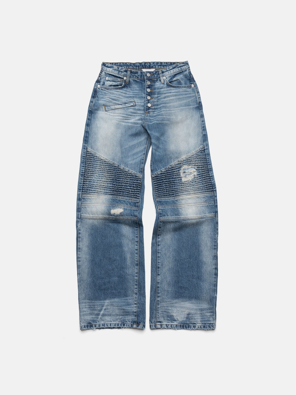 BIKER-JEANS – BLAU
