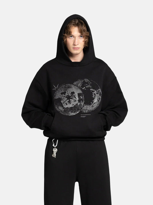 THE DISCO HOODIE - SCHWARZ