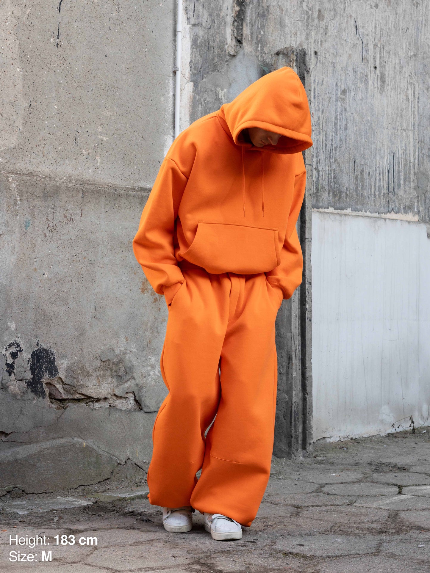 BUBBLE HOODIE - ORANGE
