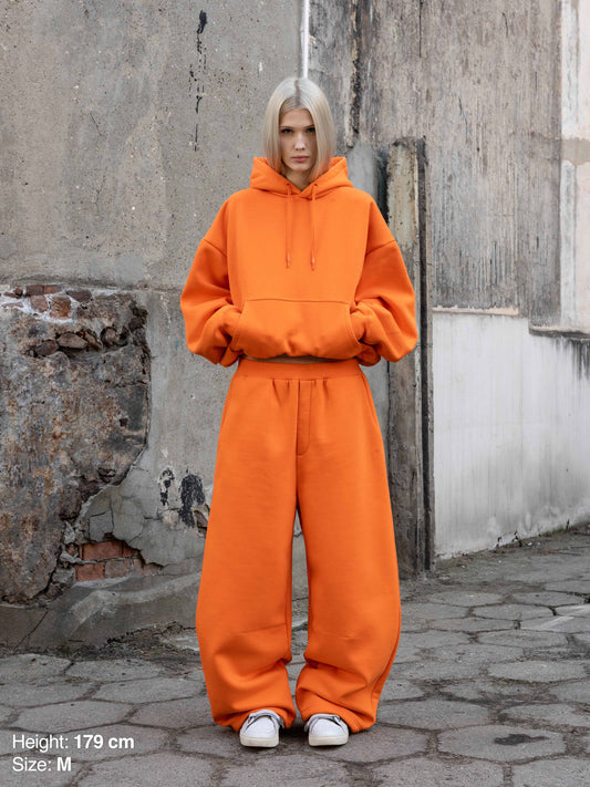 BUBBLE HOODIE – ORANGE