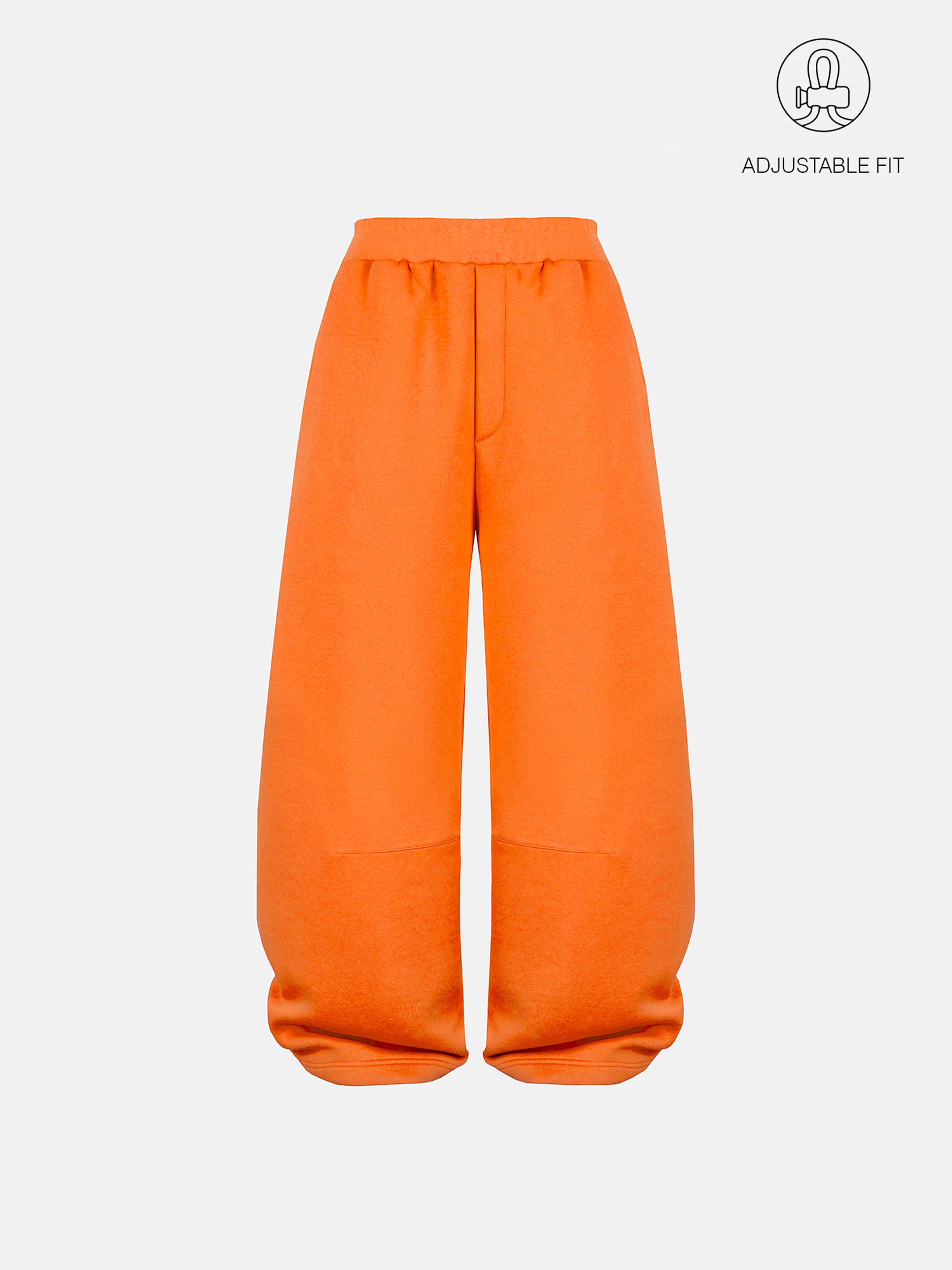 BUBBLE SWEATPANTS - ORANGE