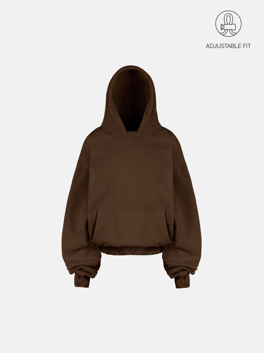 THE BLANC HOODIE - BRAUN