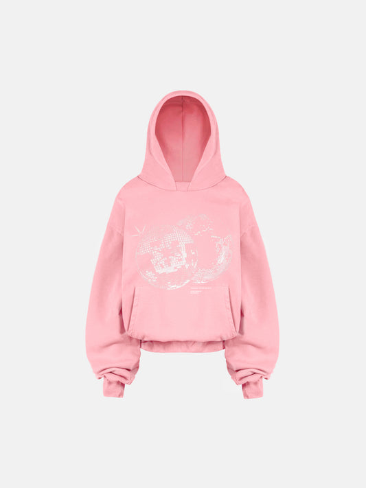 THE DISCO HOODIE - PINK