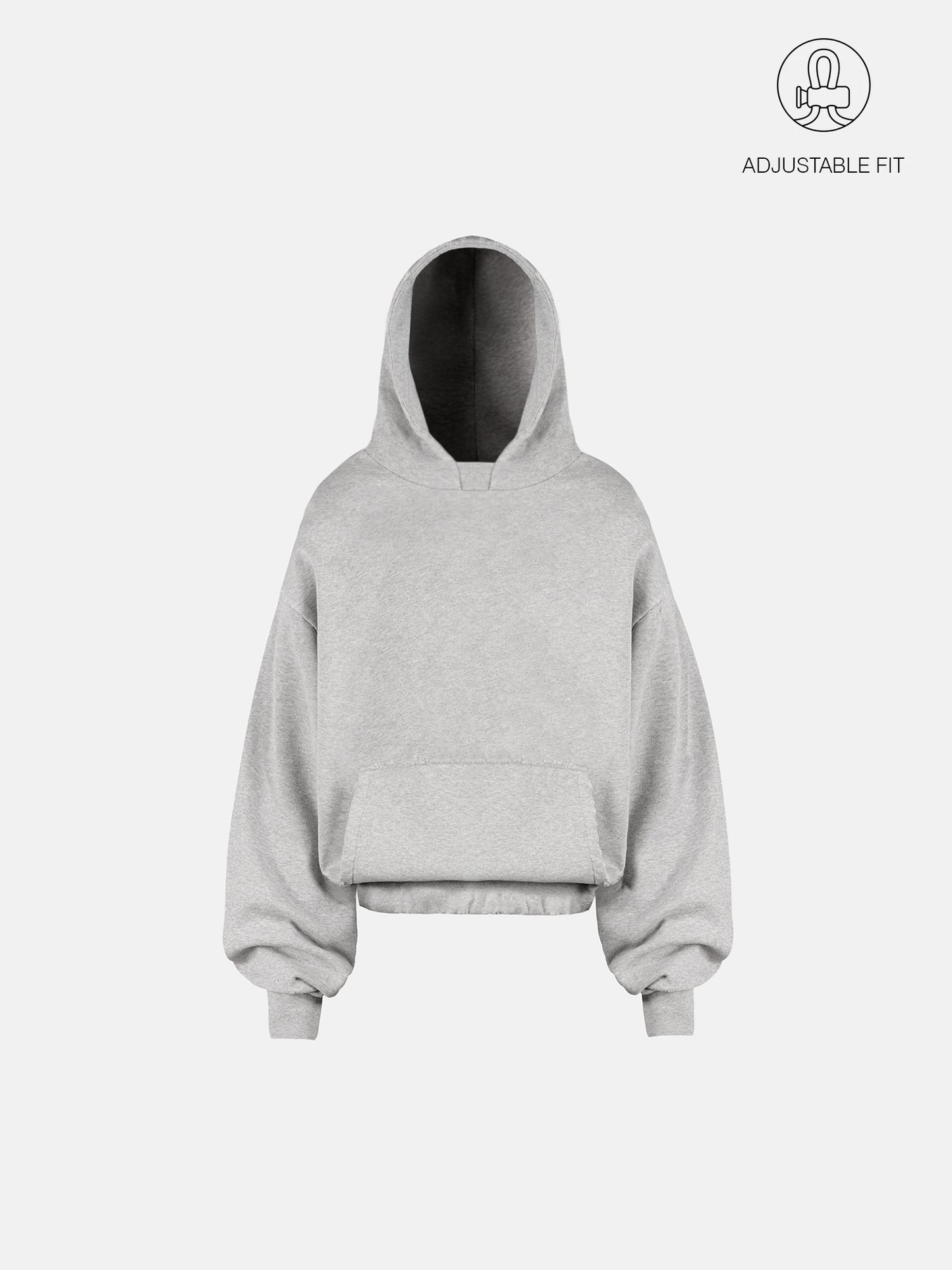 THE BLANC HOODIE - GRAU