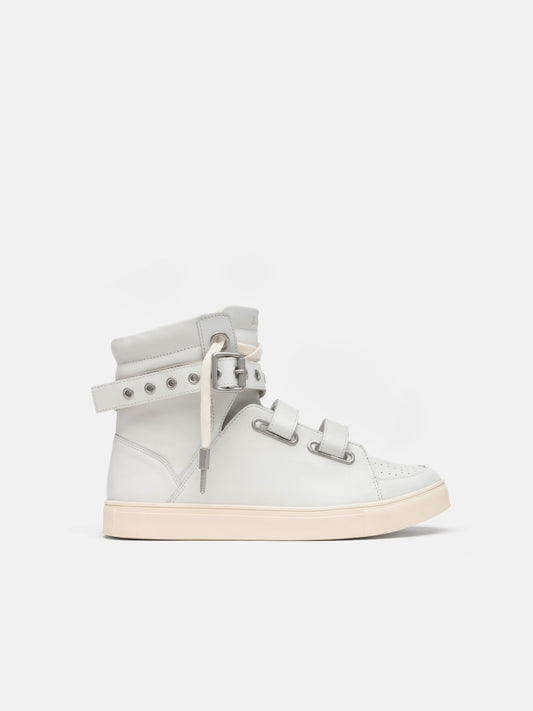 HIGH TOP SNEAKER - WHITE