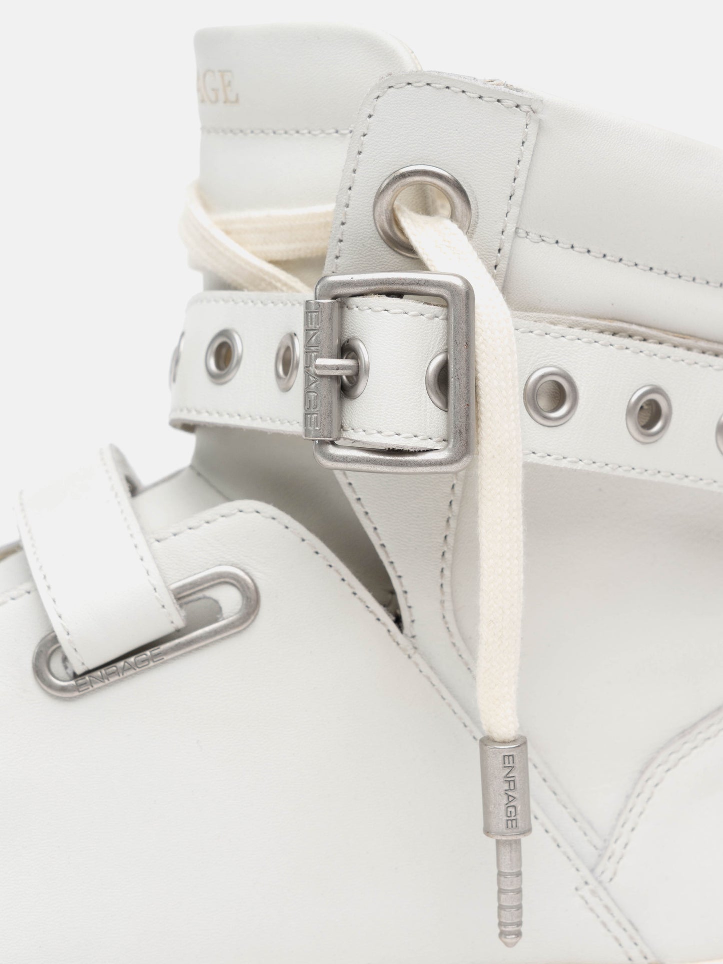 HIGH TOP SNEAKER - WHITE