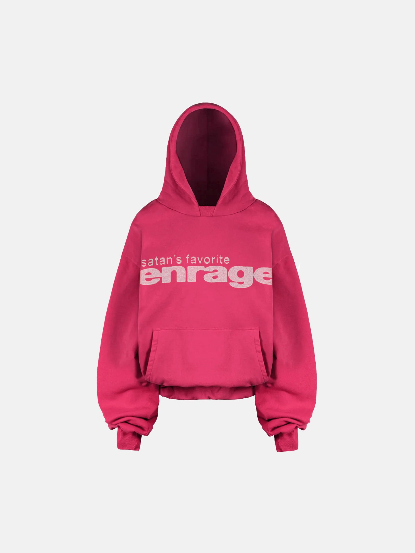 THE SATAN'S FAVORITE HOODIE - HOT PINK