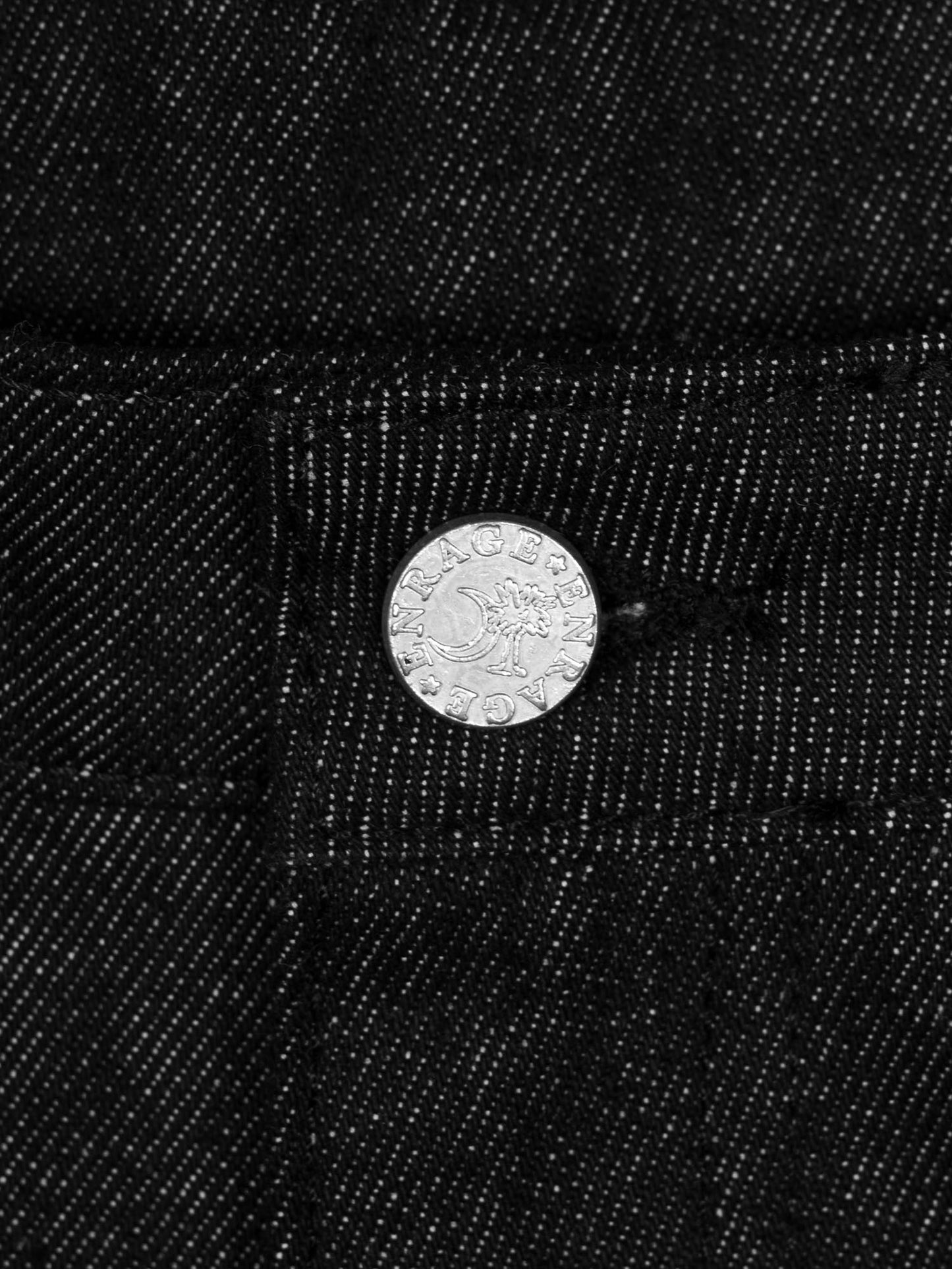 BOOTCUT JEANS - BLACK RAW DENIM