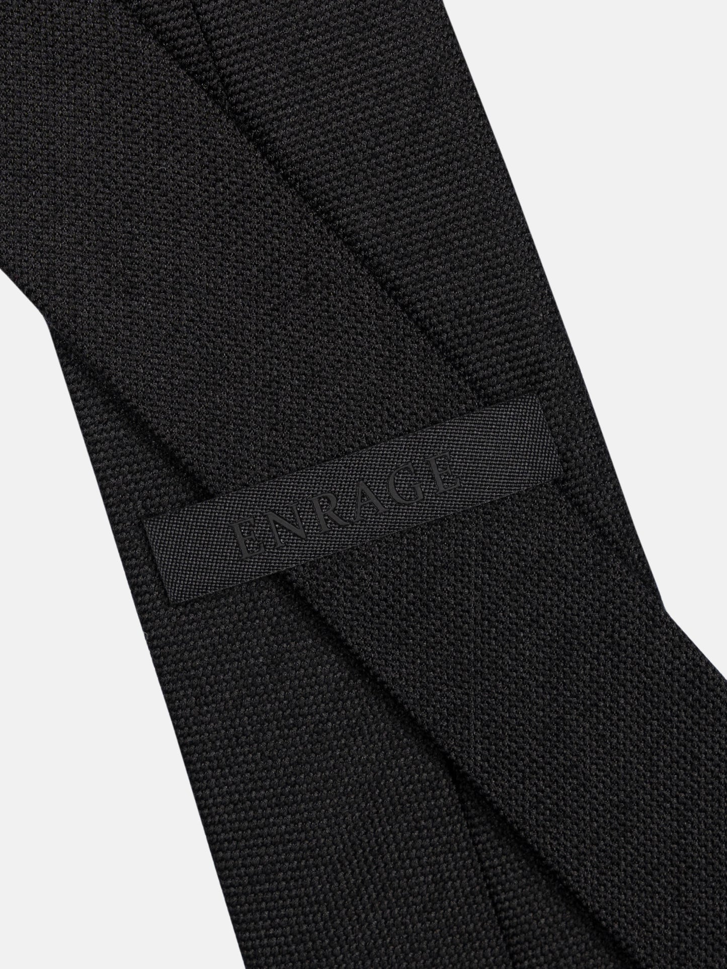 SQUARE TIE - BLACK