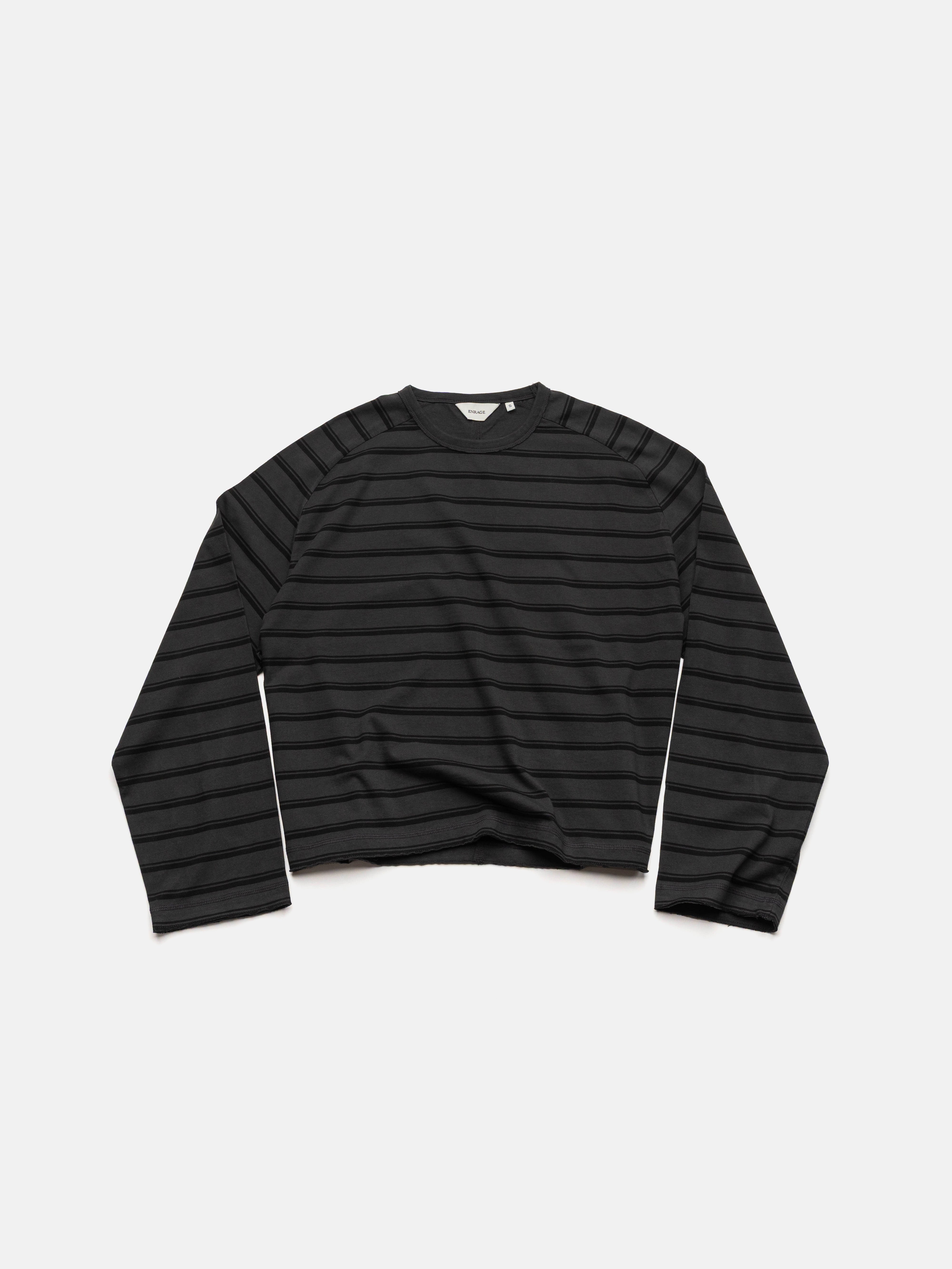 BAGGY LONGSLEEVE - BLACK STRIPED