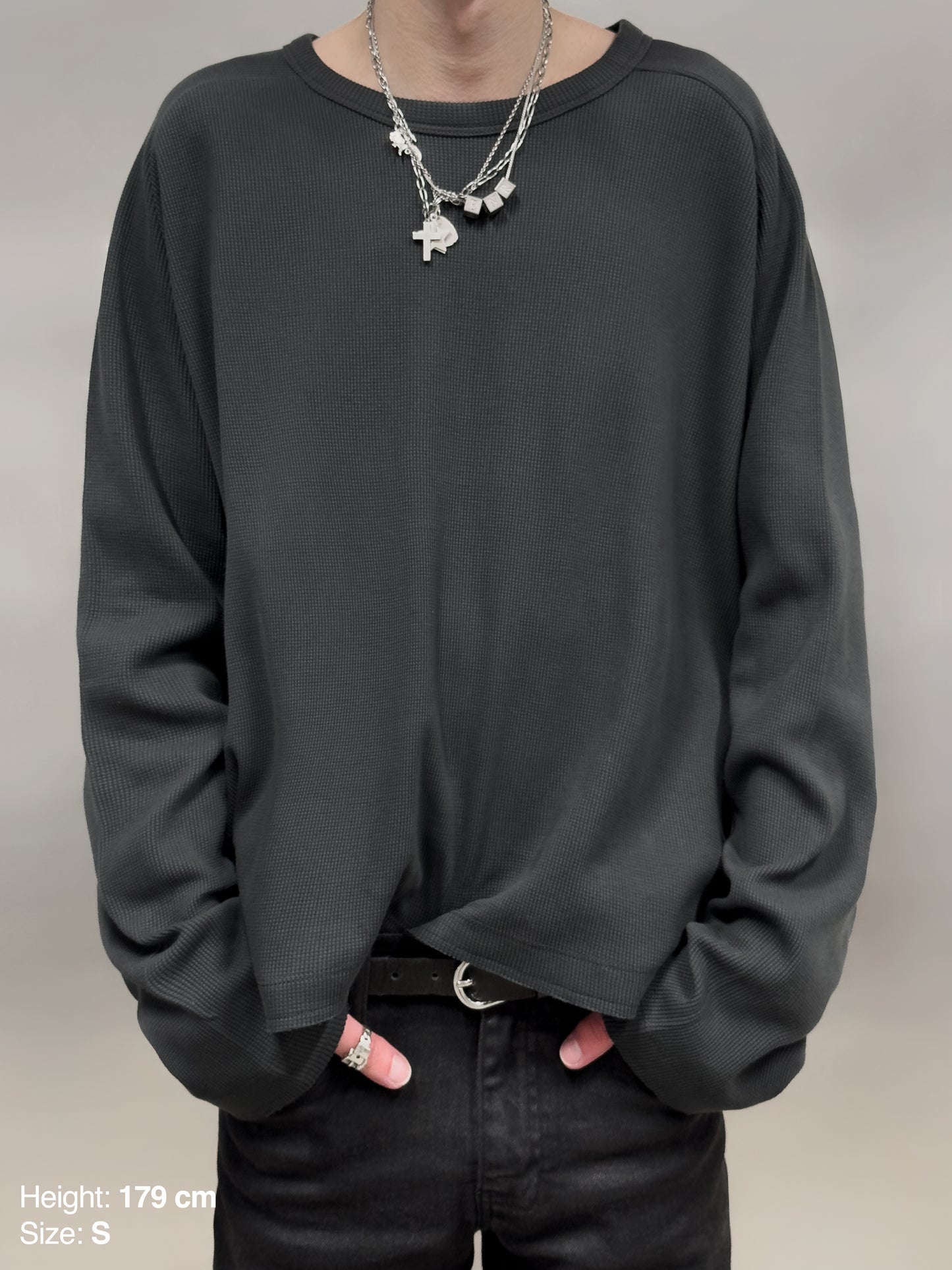 THERMAL LONGSLEEVE - VINTAGE BLACK