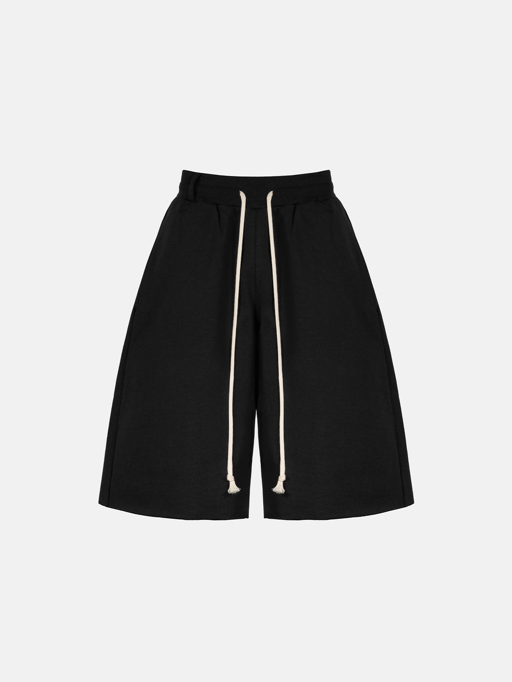 THE BLANC MAXI SHORTS - BLACK