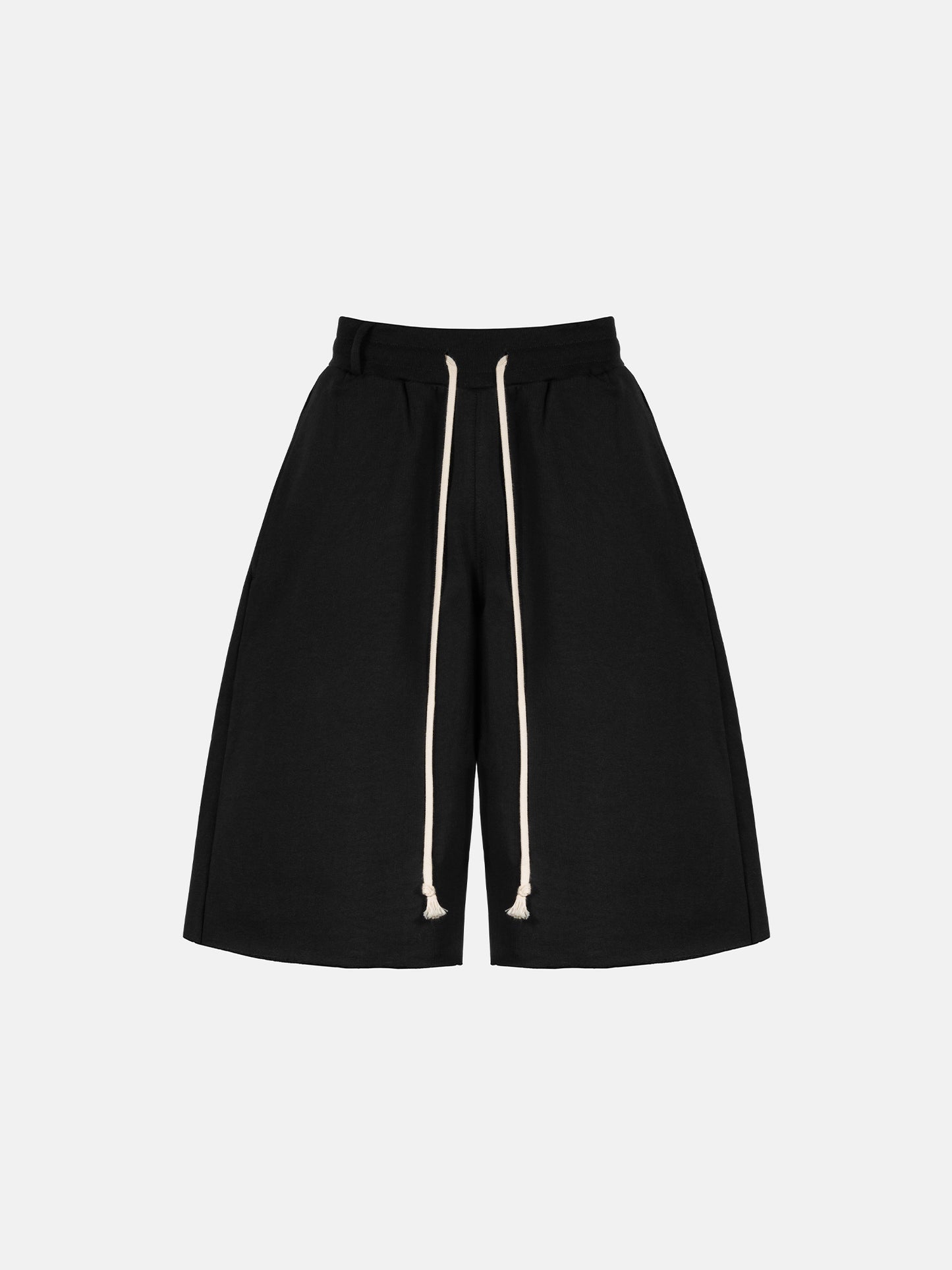 THE BLANC MAXI SHORTS - BLACK