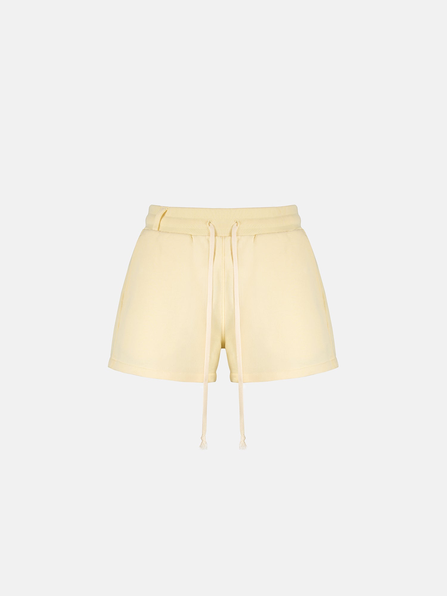 THE BLANC MINI SHORTS - VINTAGE YELLOW