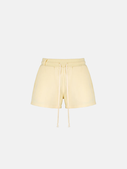 THE BLANC MINI SHORTS - VINTAGE YELLOW