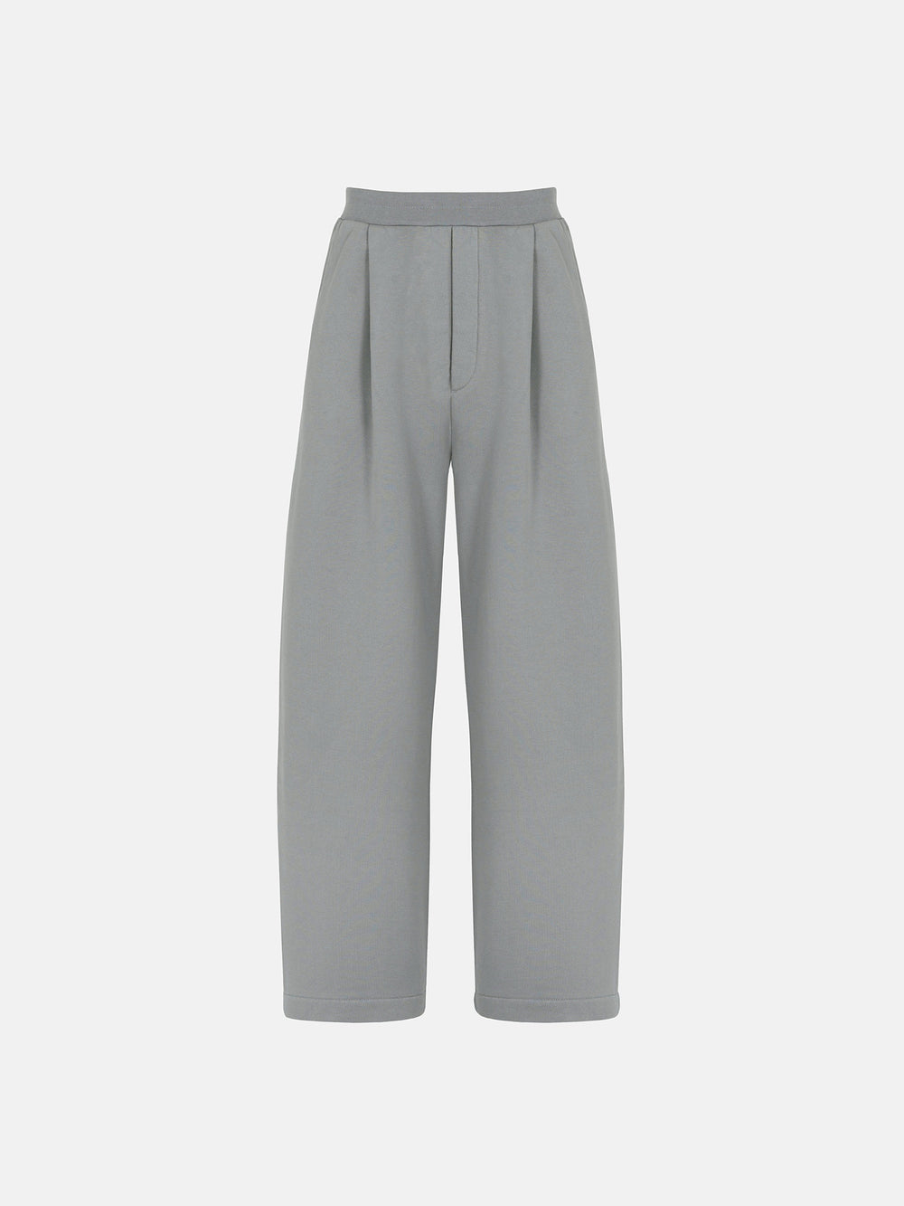 PLEATED SWEATPANTS - GRAY